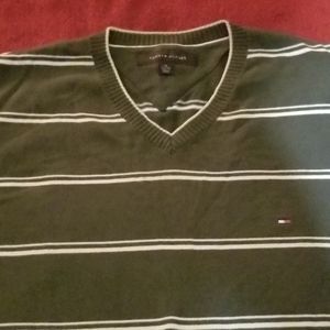 Green striped  Tommy Hilfiger Sweater